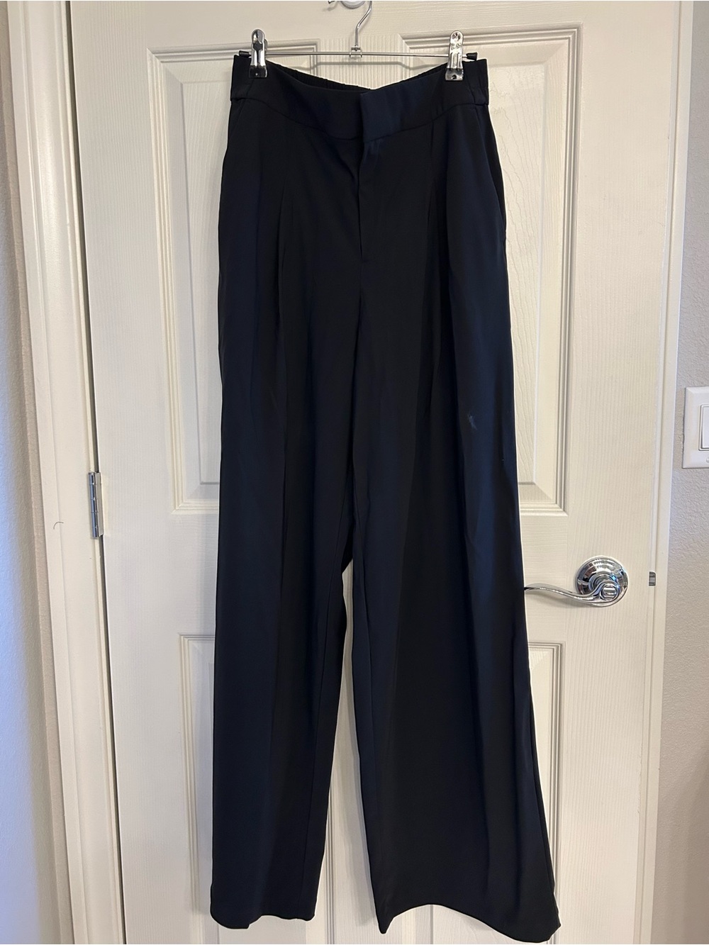 Athleta Black Wide Leg Trousers **please read description ***